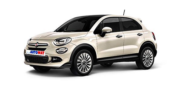 Fiat 500X, Autoway Logo on the plate, front