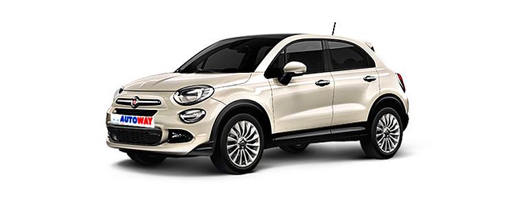 Fiat 500X, Autoway Logo on the plate, front