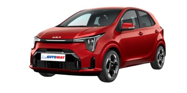 Kia Picanto Autoway Logo, Red