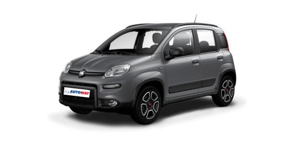 Fiat Panda Autoway Logo, Grey color