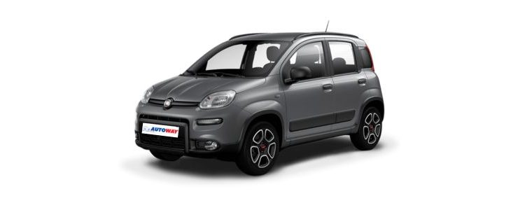 Fiat Panda Autoway Logo, Grey color