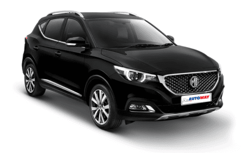 MG ZS black front-view car