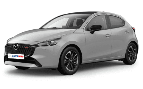 Mazda 2 Grey Front view of car