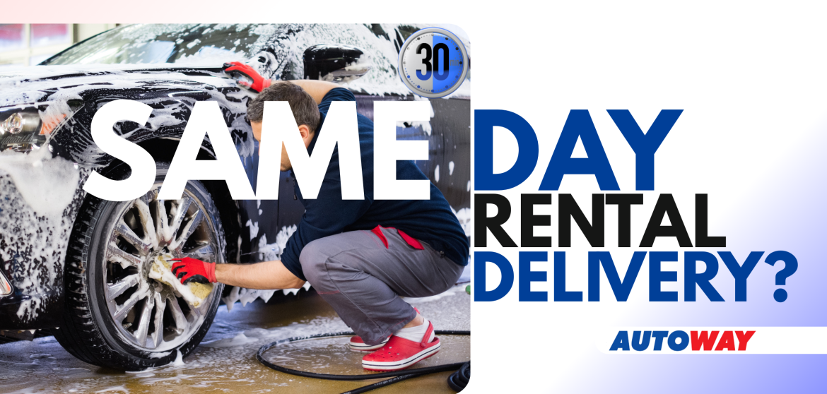 Same-day rental car delivery in Crete?