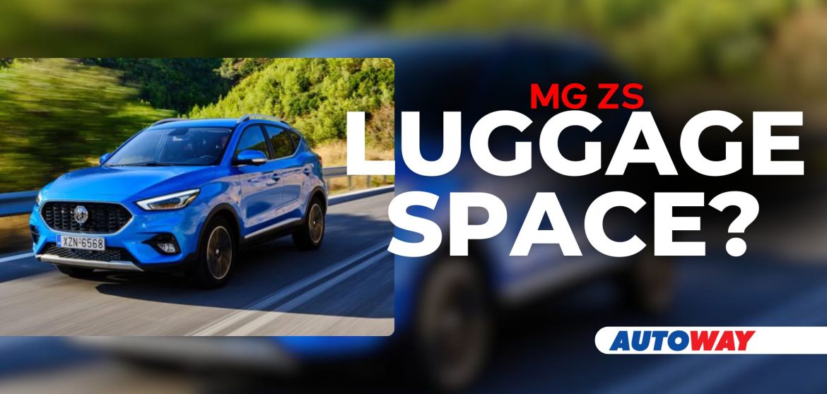 MG ZS Luggage Space